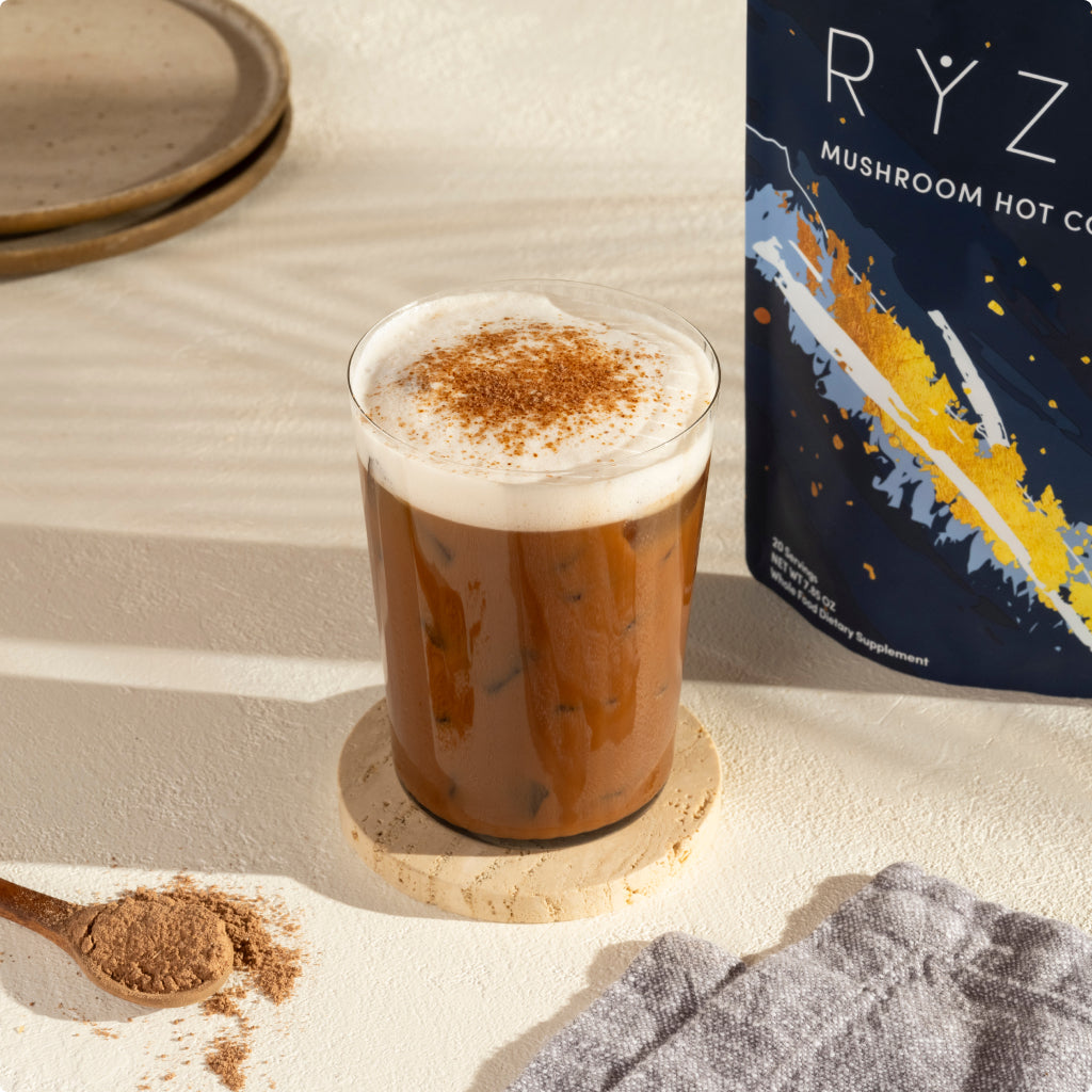 RYZE Nighttime Mushroom Cocoa Starter Bag - Easy Store