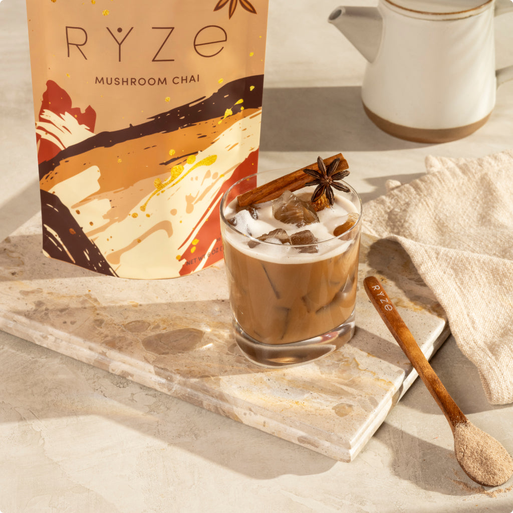 RYZE Mushroom Chai Starter Bag - Simple Hold