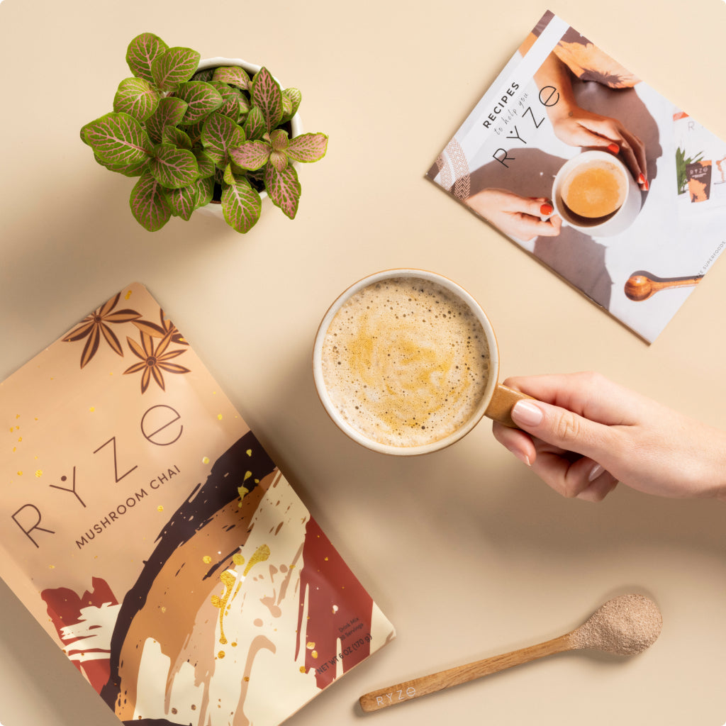 RYZE Mushroom Chai Starter Bag - Simple Hold