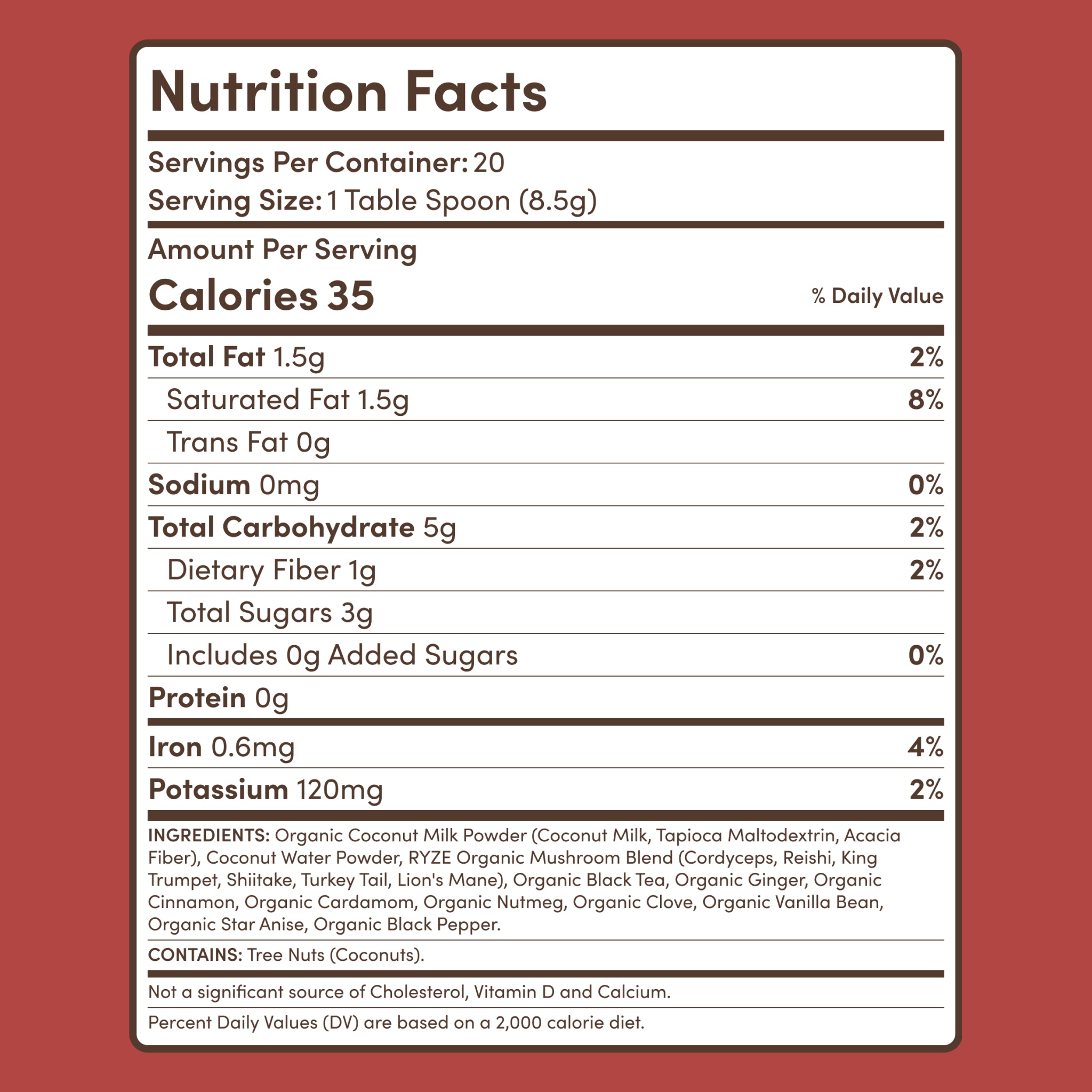 Chai (1 Pack - 20 Servings) - Bright Touch