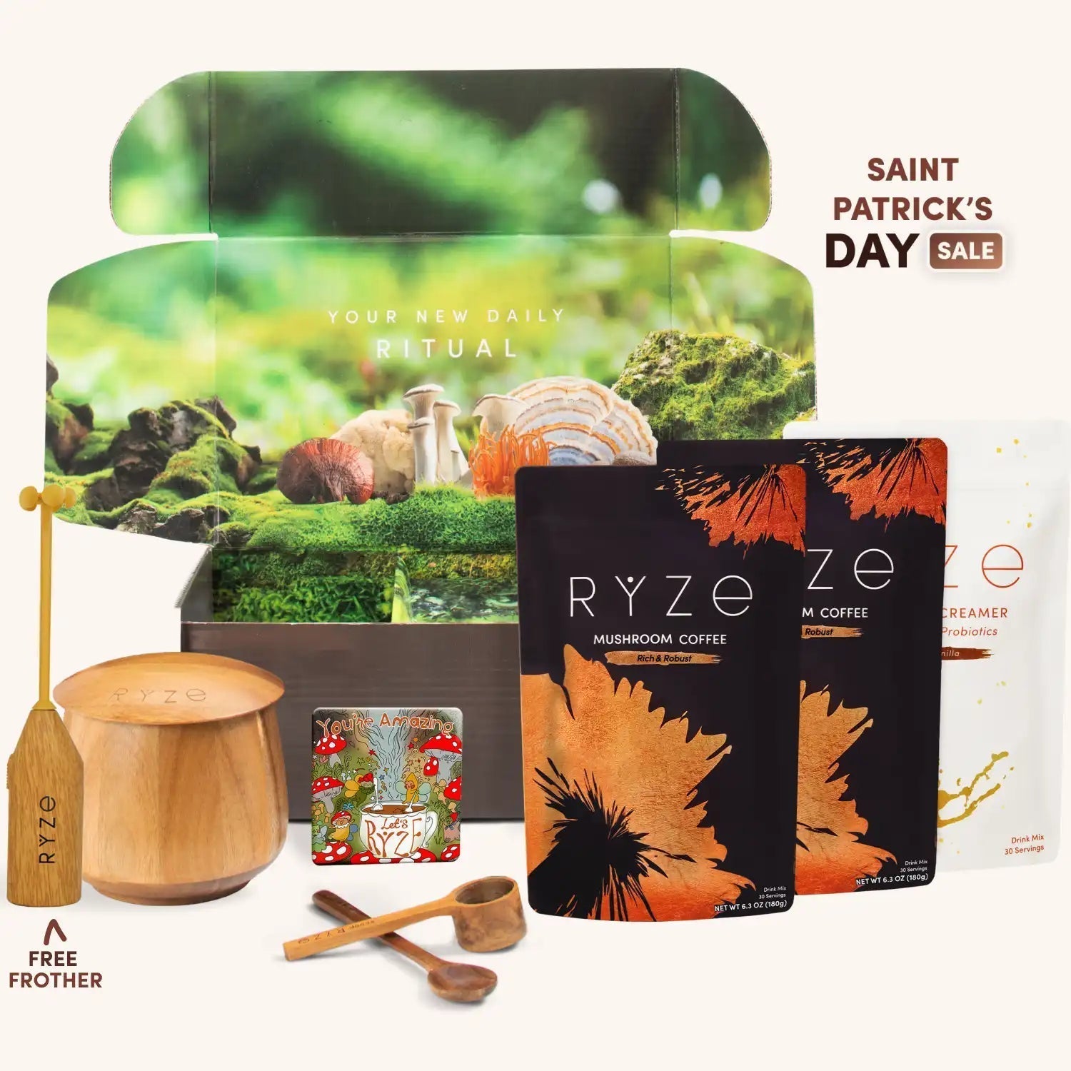 Mushroom Coffee House Blend Ritual Set - Simple Edit