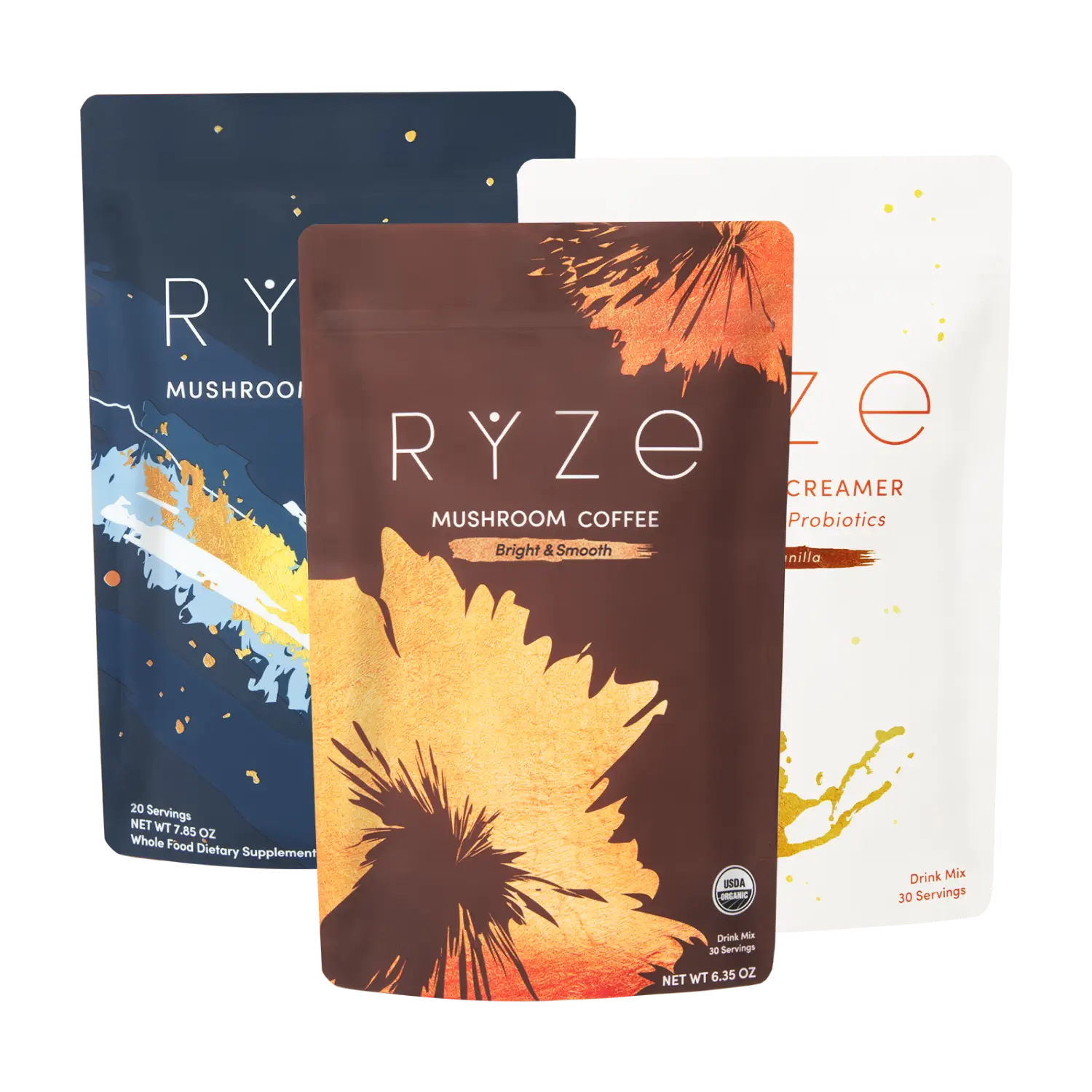 RYZE Ritual Set (Cocoa + Coffee + Creamer) - Fresh Pair