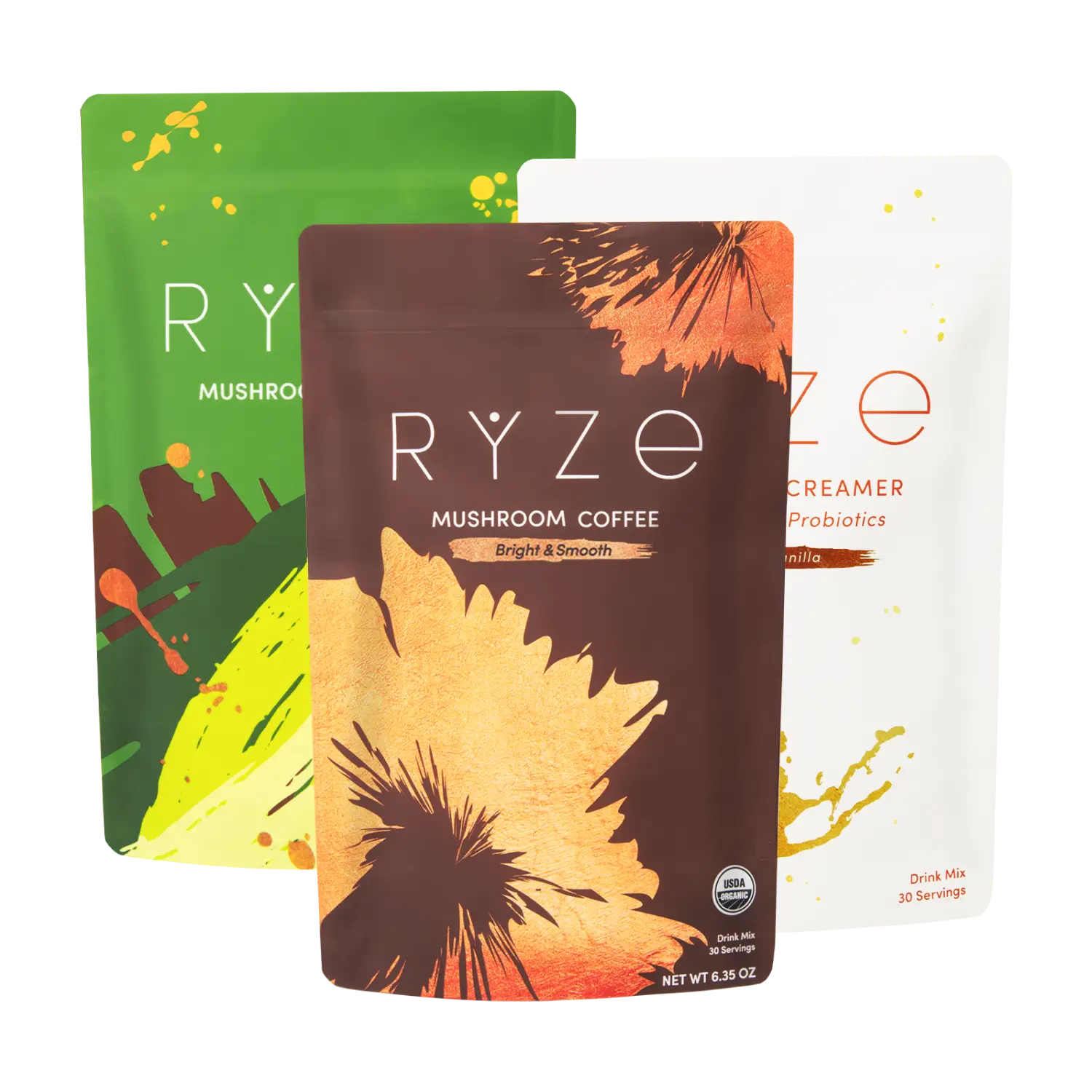 RYZE Ritual Set (Matcha + Coffee + Creamer) - Travel Edit
