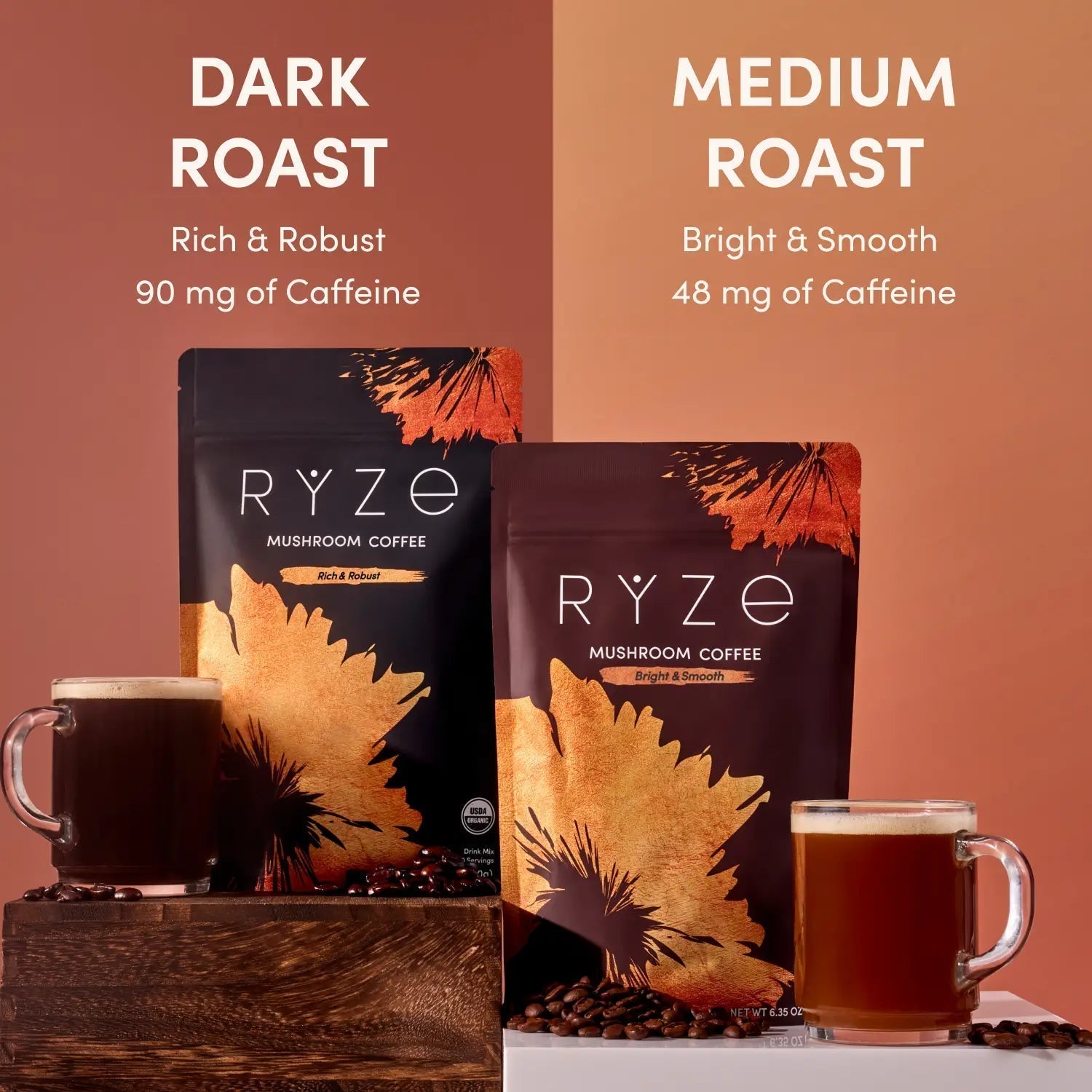 RYZE Ritual Set Dark Roast (90 Day Plan) - Home Choice
