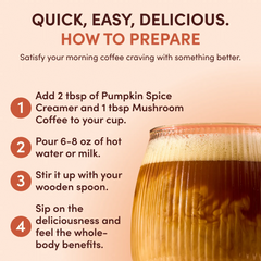 Pumpkin Spice Superfood Creamer Add-On (SPECIAL PRICING) - Classic Finish