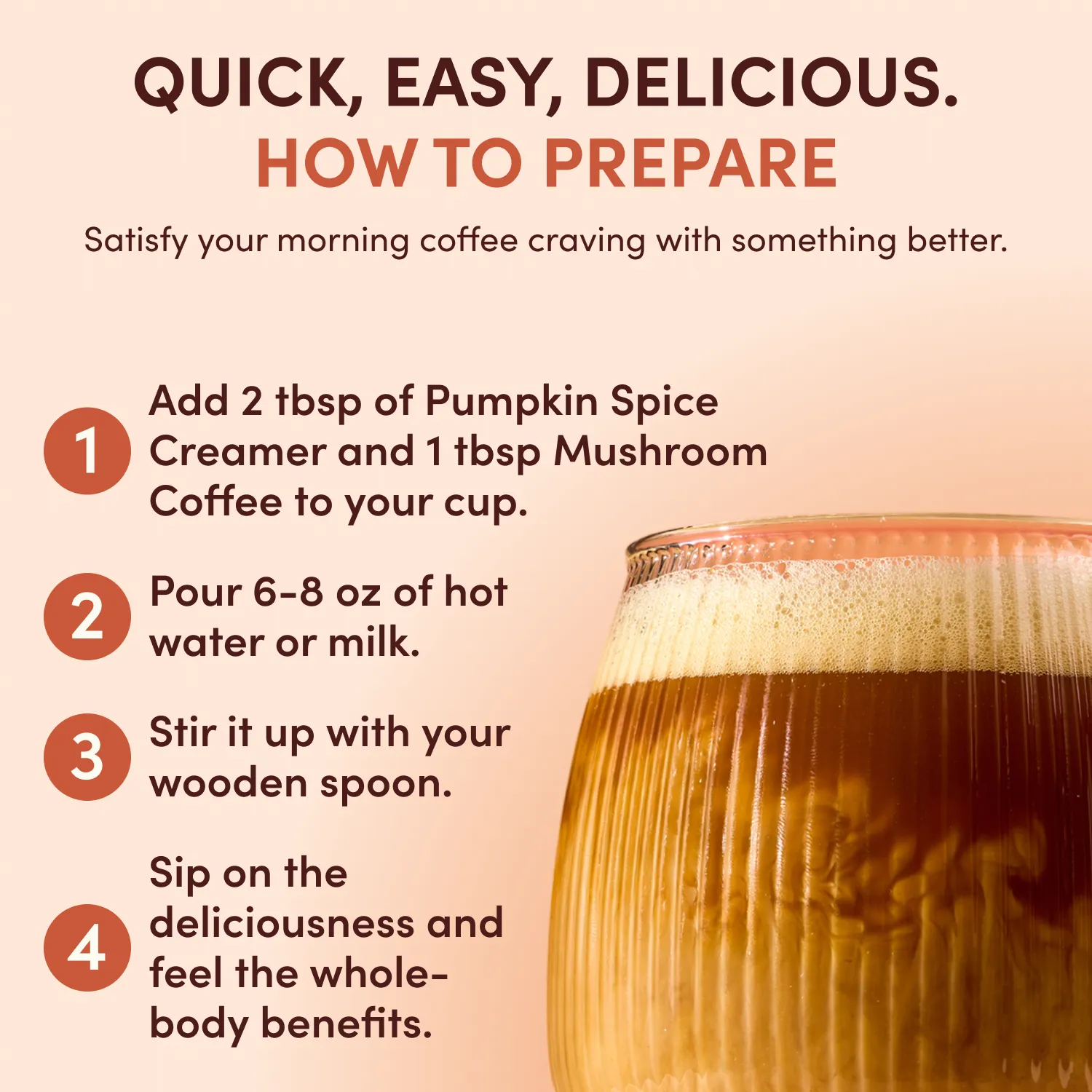 Pumpkin Spice Superfood Creamer Add-On (SPECIAL PRICING) - Classic Finish