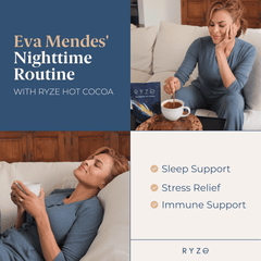 RYZE Hot Cocoa - with 6 Sleep Superfoods to Help Fall Asleep and Stay Asleep - Modern Ready