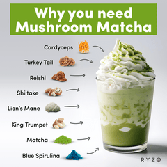 RYZE Organic Matcha Starter Kit (60 servings) - Travel Edit